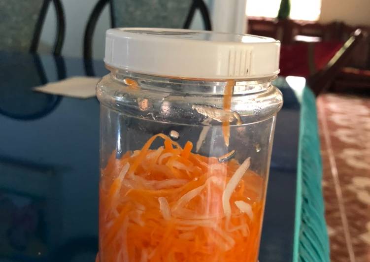 How to Make Delicious Cà rốt và củ cải ngâm chua ngọt