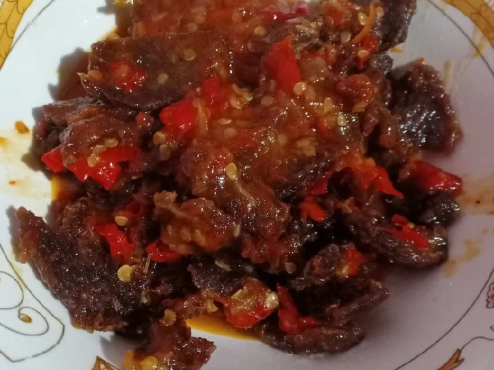 Langkah Mudah untuk Membuat Resep Dendeng Sapi Balado alla Sept yang Bisa Manjain Lidah