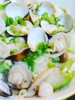 蛤蜊絲瓜麵線 的食譜成品照片