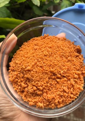 Hình của món Ruốc tôm tỏi cho bé.
