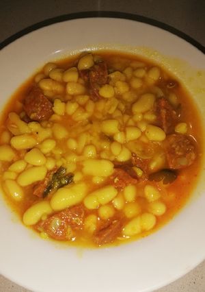 Una foto de Habichuelas a mi manera
