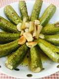 Calabacines confitados 