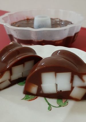 Foto resep Puding Jelly Coklat Santan