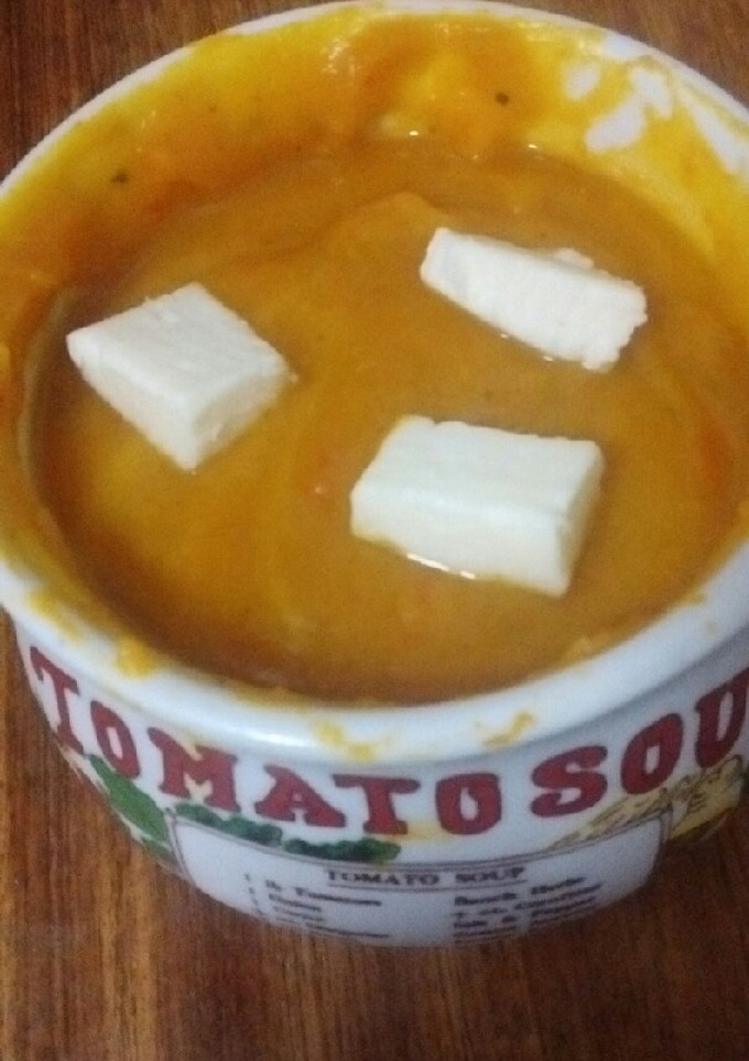 Una foto de Sopa crema de calabaza