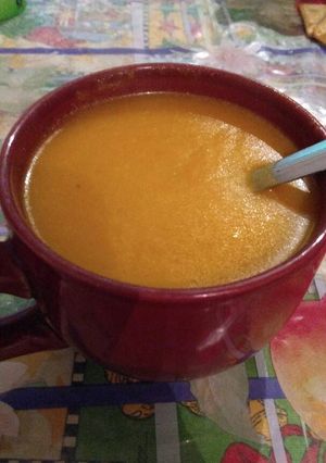 Una foto de Sopa crema de zapallo