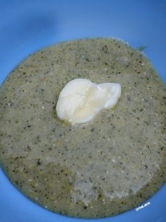 Foto resep MPASI 6+ kentang ayam bayam