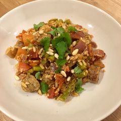 One Pot Sausage Rice A picture of One Pot Sausage Rice.