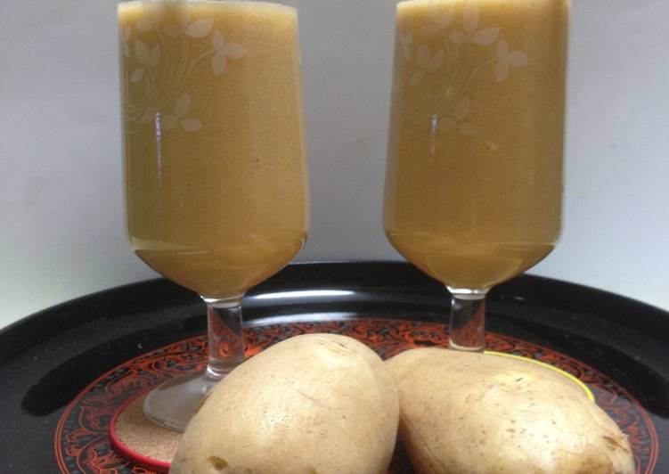 Jugo de papas con Frutas!!