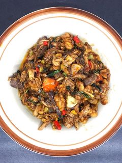 Foto resep Oseng tongkol & tempe kemangi 🍚