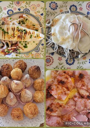 Foto principal de Plato combinado para el dia de todos los Santos. En un plis plas