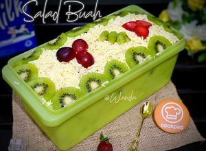Foto resep Salad Buah Premium (Mayonaise, SKM, yogurt, susu)