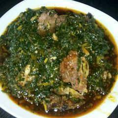 A picture of Vegetable soup.