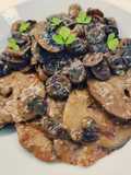 Scaloppine di seitan ai funghi