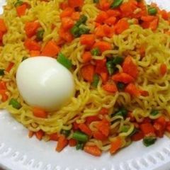 Noodles and Boiled egg 4 lazy peeps A picture of Noodles and Boiled egg 4 lazy peeps.
