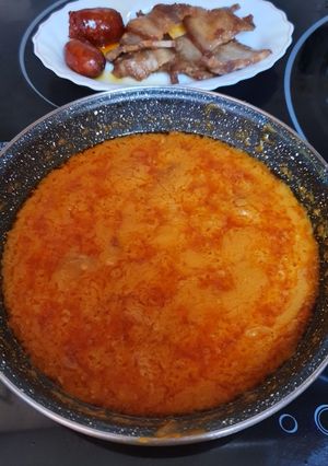 A picture of Gachas Manchegas.