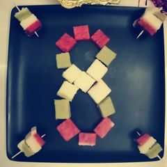 A picture of Instant Multicolor Suji Dhokla(rava dhokla).
