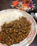 Curry verde de lentejas Japonés 🇹🇭🇺🇾🇯🇵レンズ豆のグリーンカレー