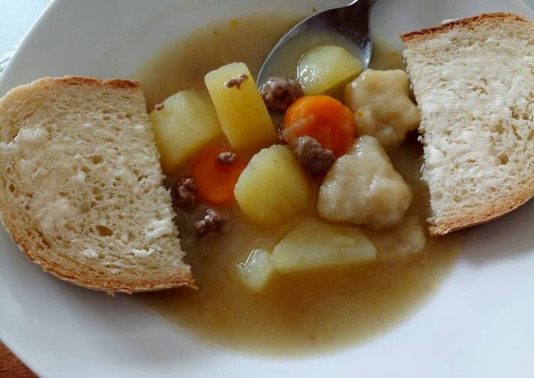Simple Way to Prepare Ultimate My Gran&#39;s Irish Stew And Dumplings