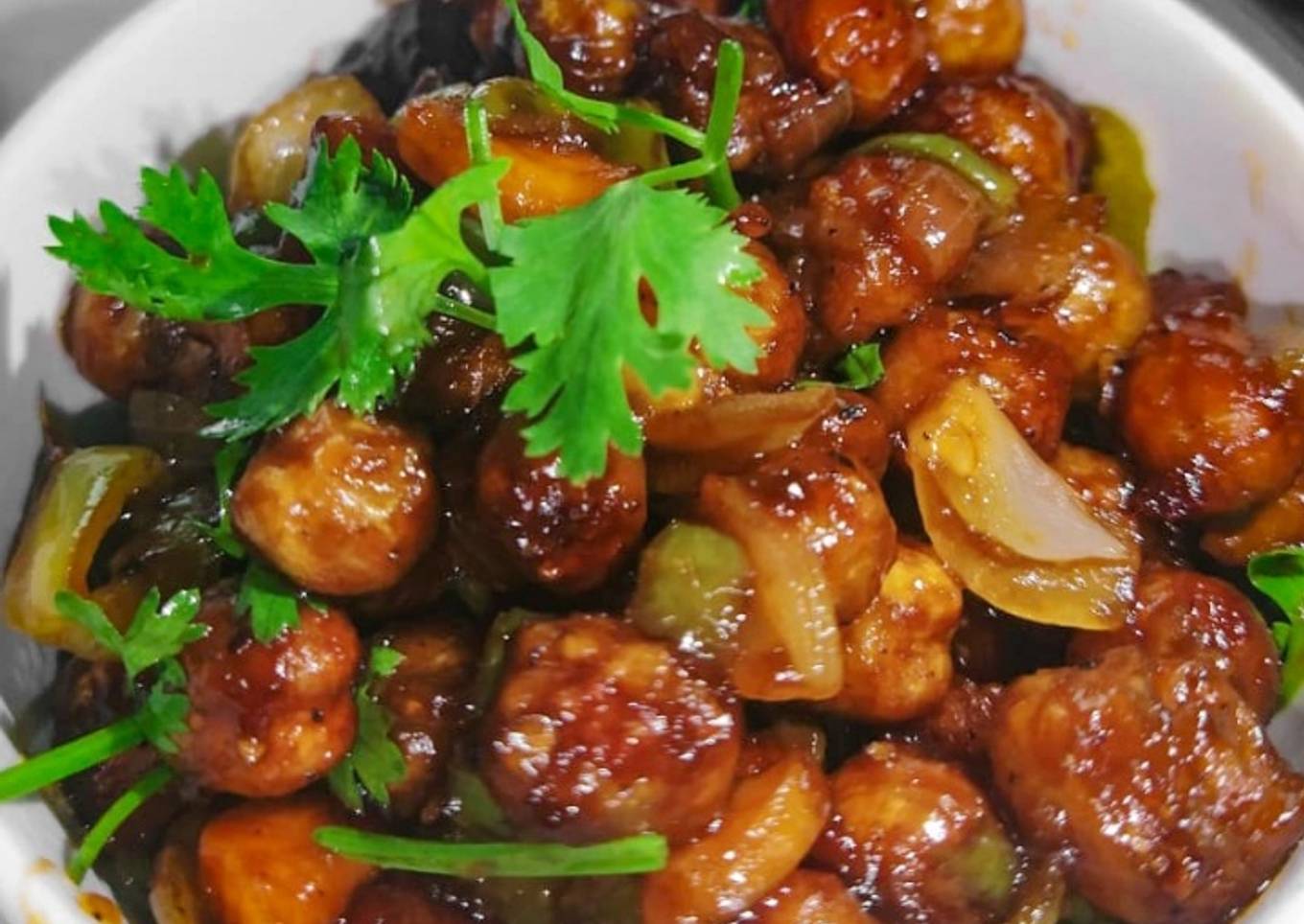 Crunchy chana pepper