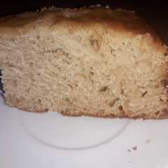 Una foto de Torta simple de peras