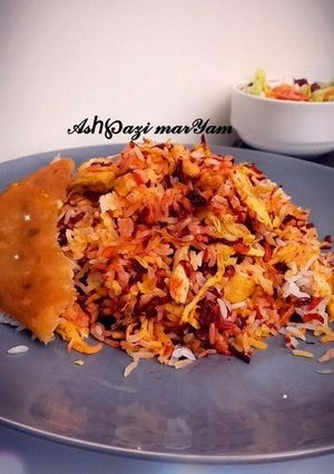 عکسی از دستور لبو پلو