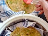 Aloo Matar Paratha/ Potato and green peas paratha
