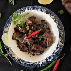 A picture of Mutton Liver Fry (Mutton Kaleji Fry).