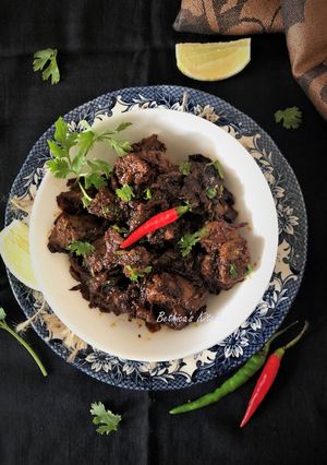 A picture of Mutton Liver Fry (Mutton Kaleji Fry).