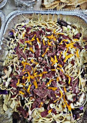 Gambar Aglio olio Pasta beef bacon