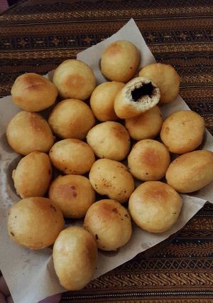 Foto resep Donat isi coklat tanpa telur, empuukk