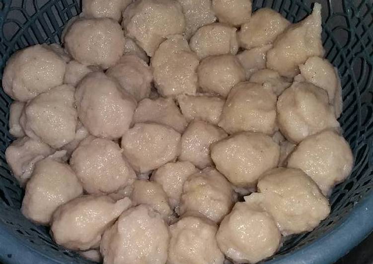 Resep Bakso Rumahan / Somay / Pentol Anti Gagal