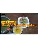 Kuah dan Sambal Bakso - enak & simpel!