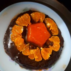A picture of Orange Wheat Crepe Cake.