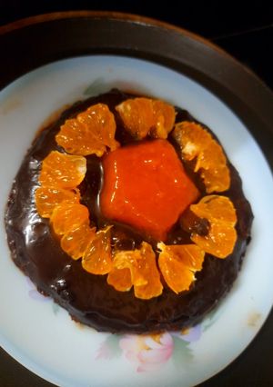 A picture of Orange Wheat Crepe Cake.