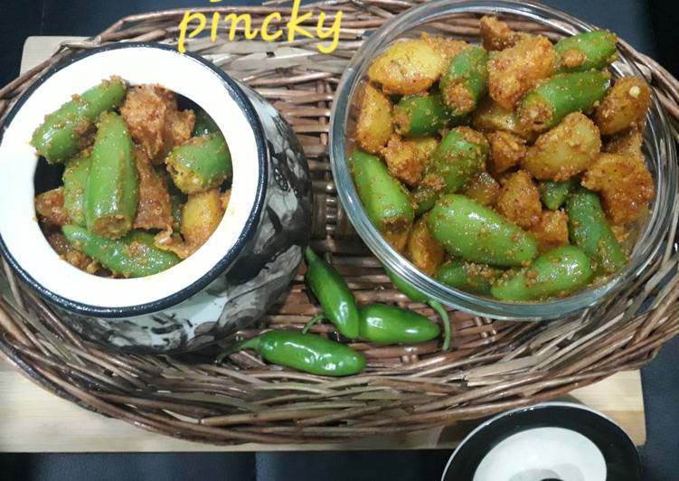 Easiest Way to Prepare Speedy Amla with green chilli pickle