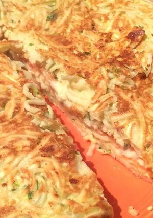 Una foto de Tortilla de fideos