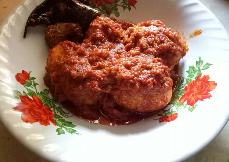 Cara Gampang Menyiapkan Balado telur ayam, Enak