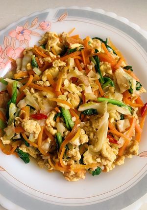 Foto resep Tumis Sayur 3 Warna (Kol, Wortel, Sawi)