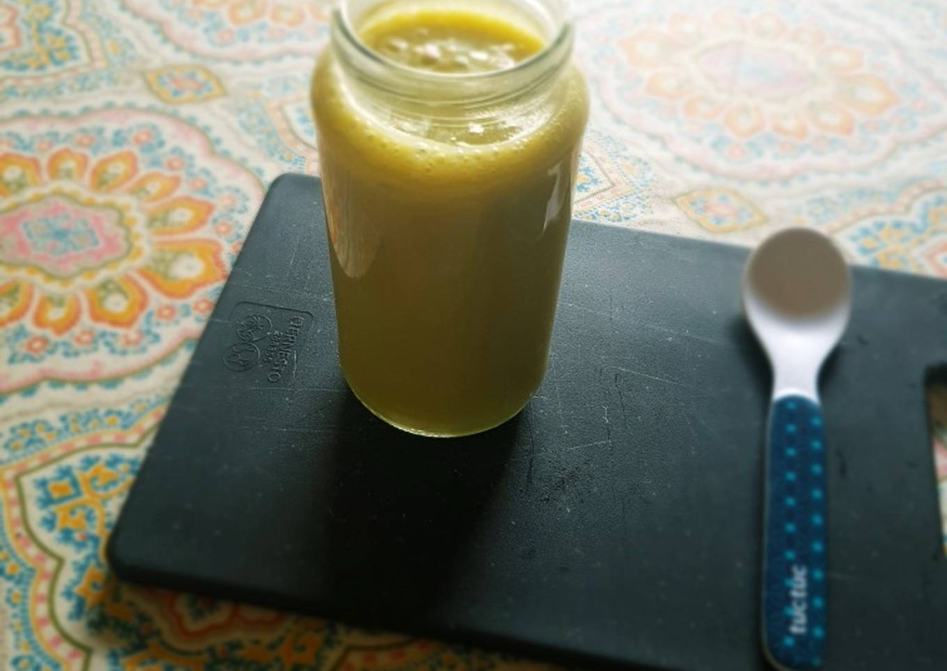 Puré de bebé verde