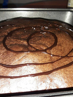 A picture of MY Chocolate cake 🎂.