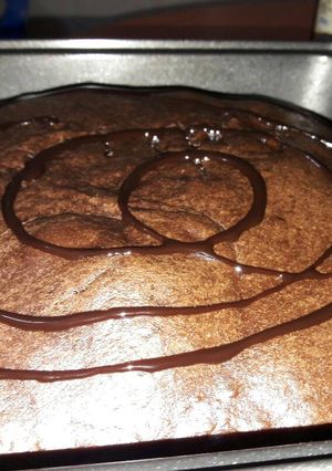 A picture of MY Chocolate cake 🎂.