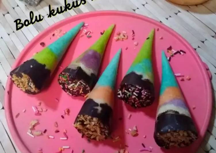 Resep Bolu kukus cornetto yang Menggugah Selera