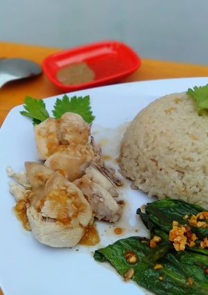 Foto resep Nasi ayam hainan (halal)