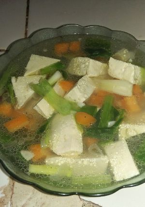 Foto resep Soup Tahu Wortel