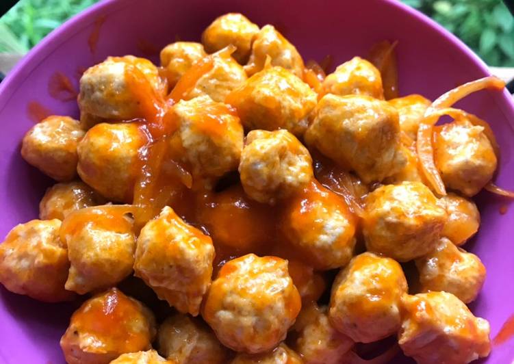 Recipe: Tasty Bakso pedas manis