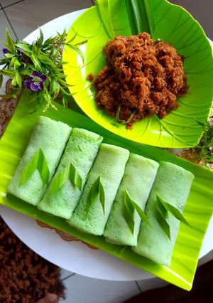 Foto resep Dadar gulung pandan