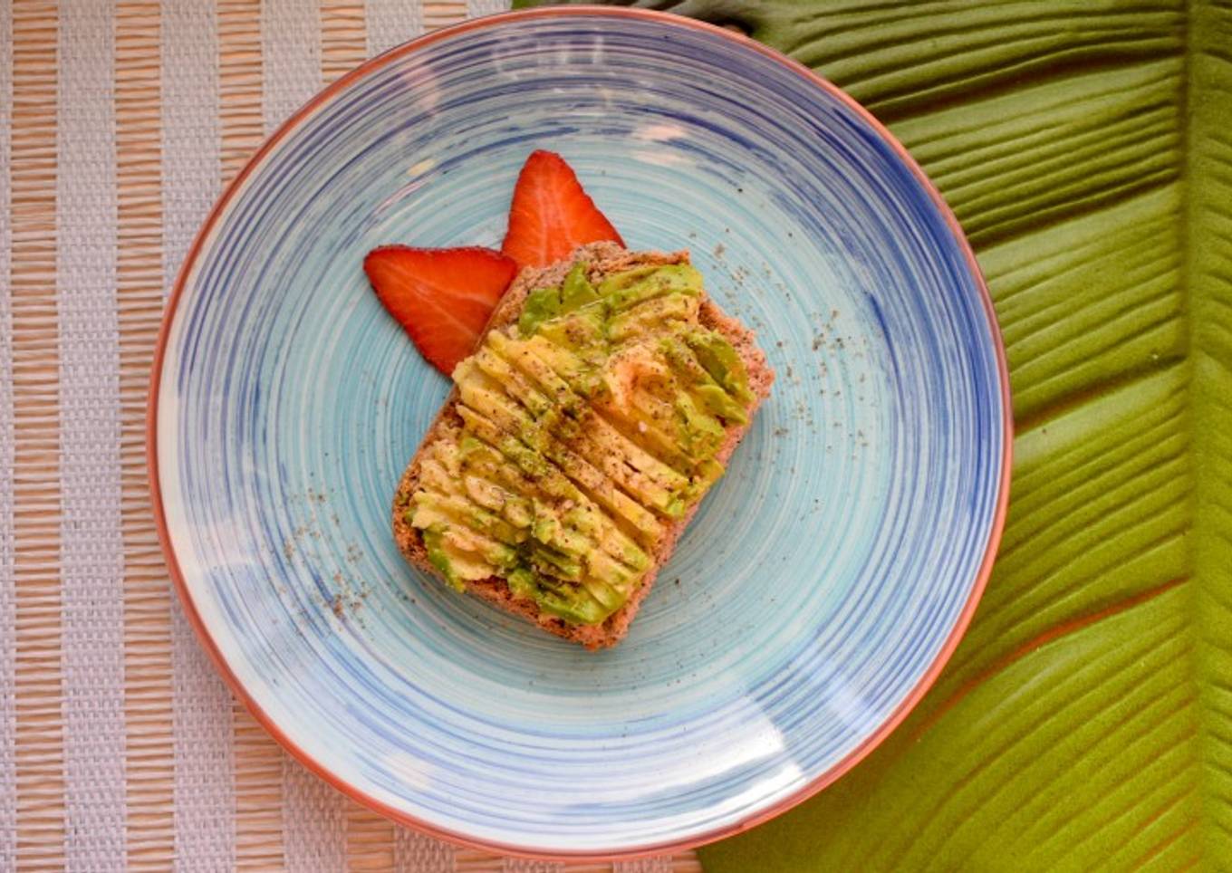 Desayuno saludable para dieta de tostada rápida de aguacate 🥑