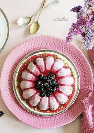 Una foto de Panna cotta de Moras