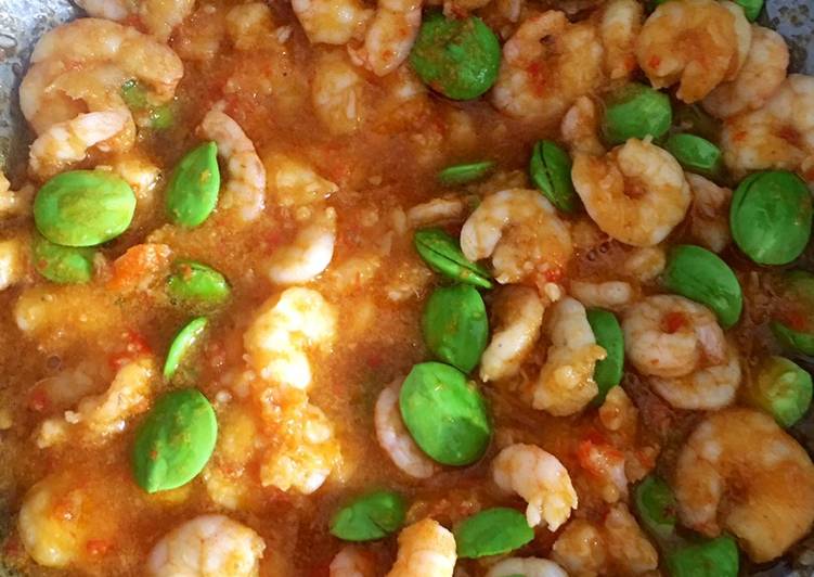 Resep Sambal udang pete yang Lezat