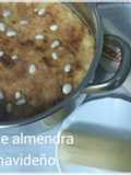Sopa de almendra dulce navideño